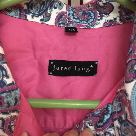 Pink Jared Lang button up men’s shirt - Picture 3 of 5